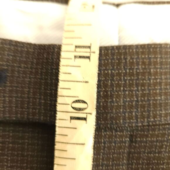 Ralph Lauren Mens 40x29 Grayish Brown Polyester Viscose Pleated Dress Pants - Picture 5 of 6